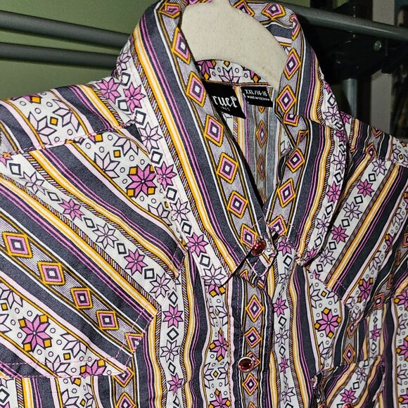 Cruel Girls Flashy Button down Size 14-16 - Picture 1 of 3